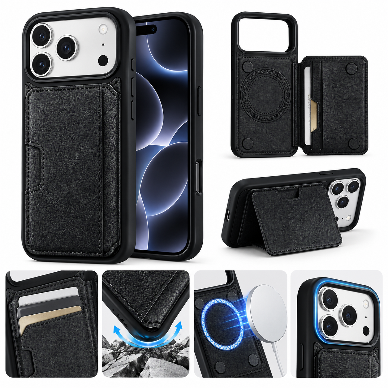 Wallet Case with Card Slots for iPhone 18 Pro – view 3