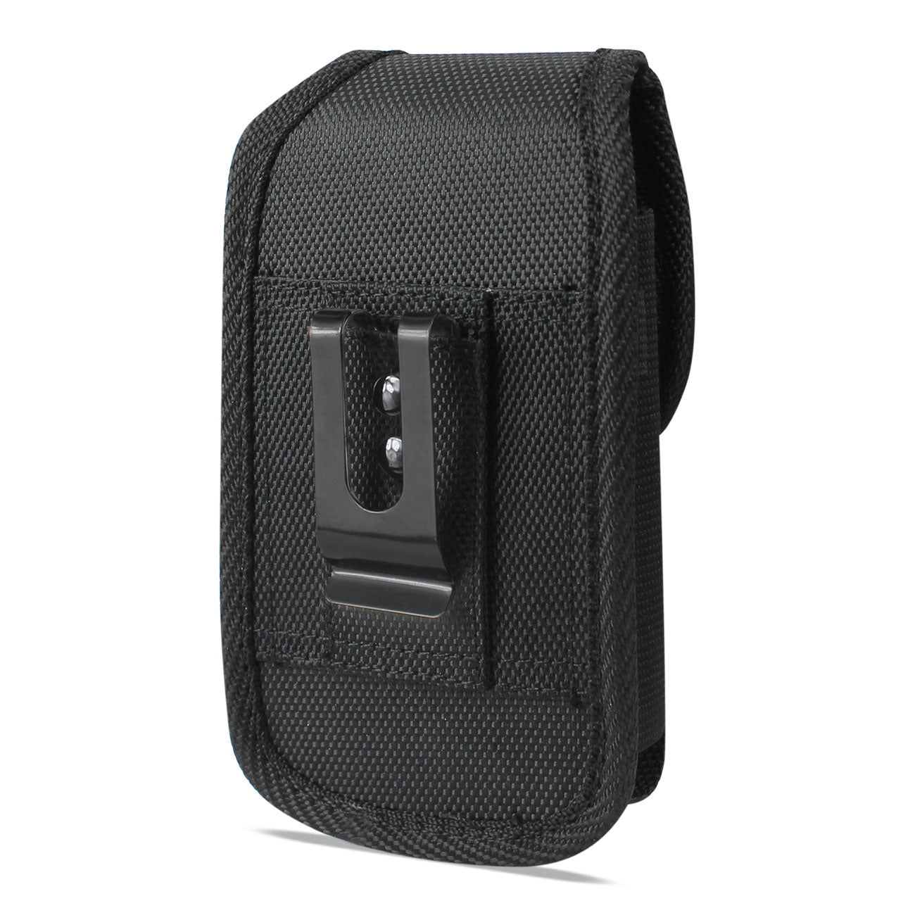 Reiko Vertical Rugged Pouch With Metal Belt Clip in Black (7.0X3.9X0.7 Inches) – view 2