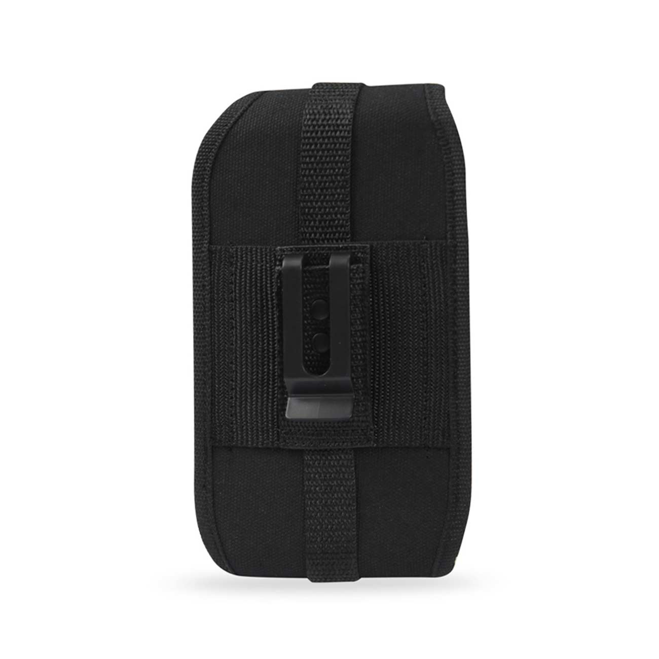 Reiko Vertical Rugged Pouch With Velcro And Belt Clip in Black (6.6X3.5X0.7 Inches) – view 3