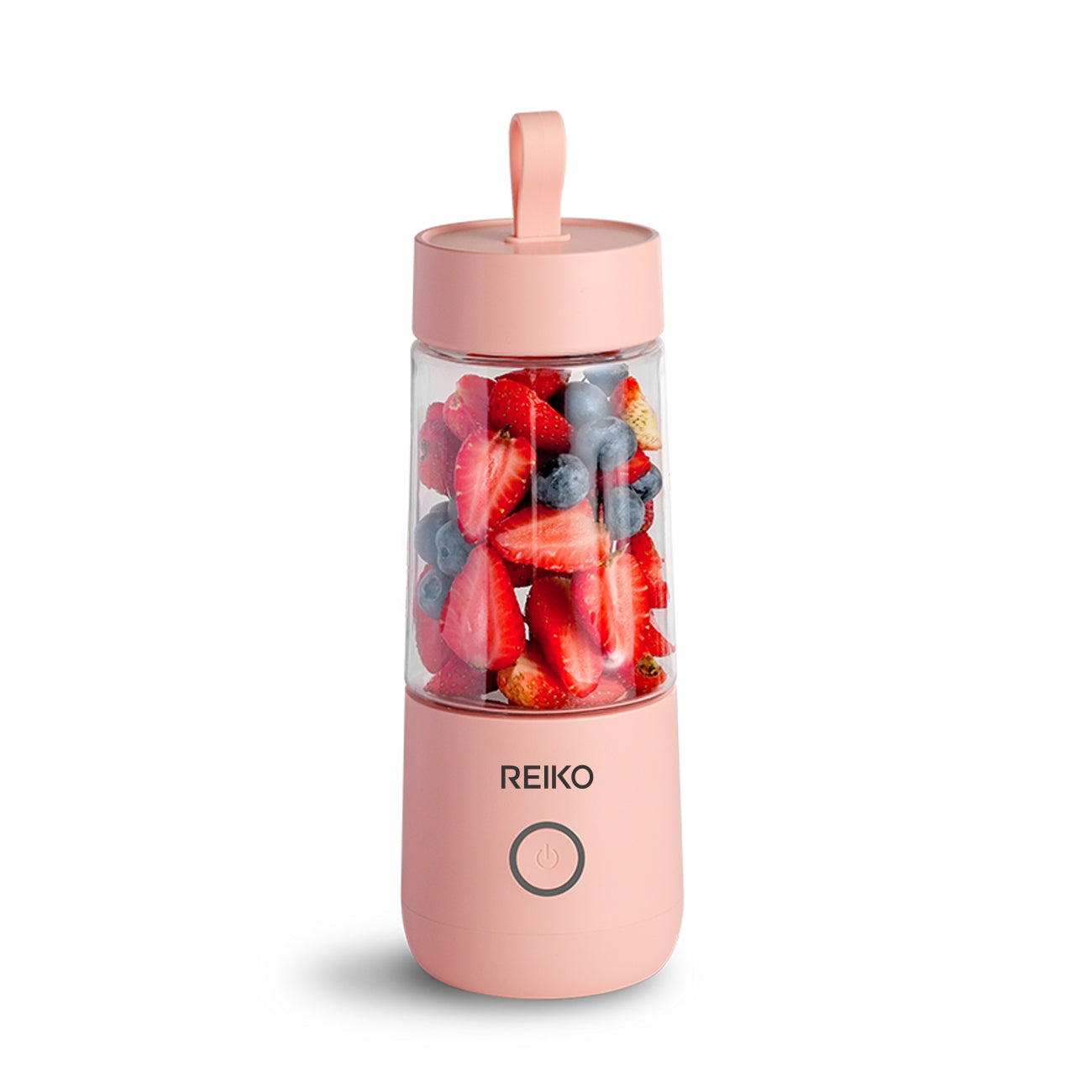 Reiko 350ML Portable Blender With USB Rechargeable Batteries in Pink