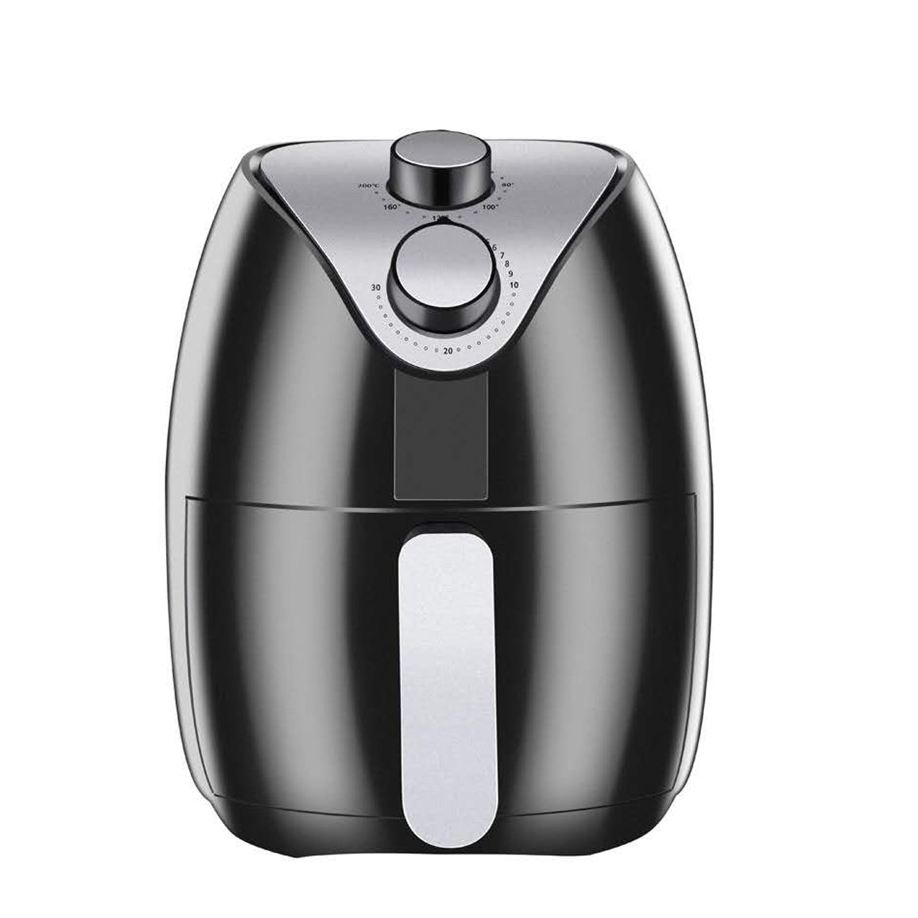 Reiko 2.8 L Air Fryer with Real Cook Technology in Black