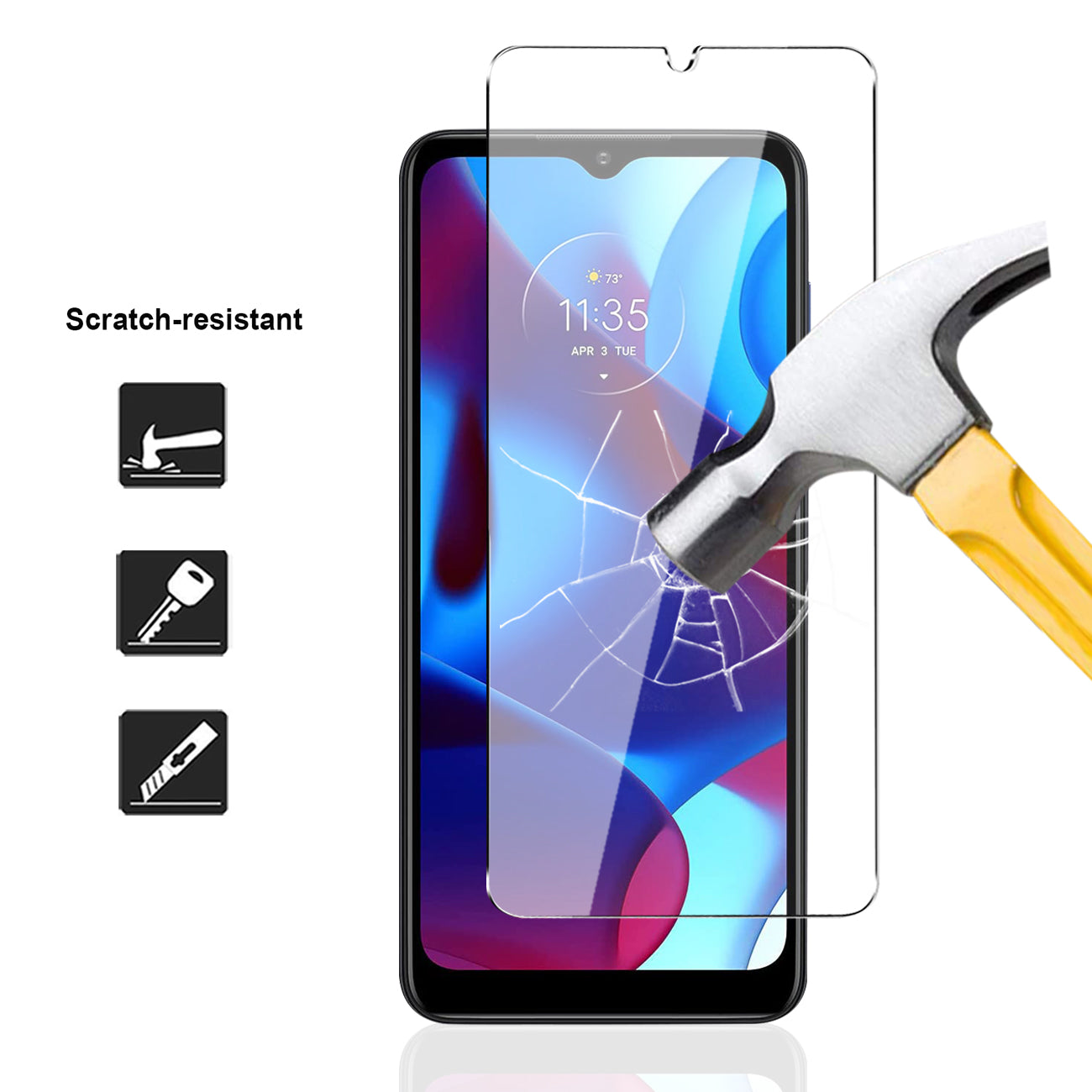Reiko Samsung S25 Plus 2.5D Super Durable Glass – view 3