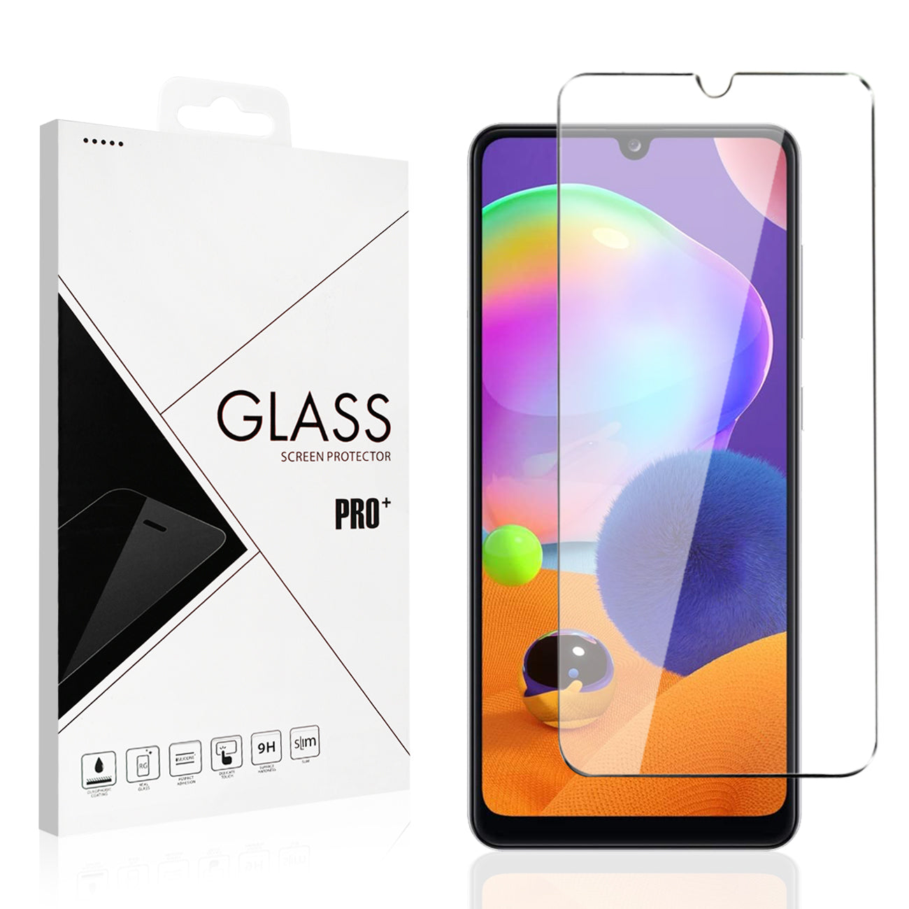 2.5D Super Durable Glass Samsung Galaxy M31 in Clear