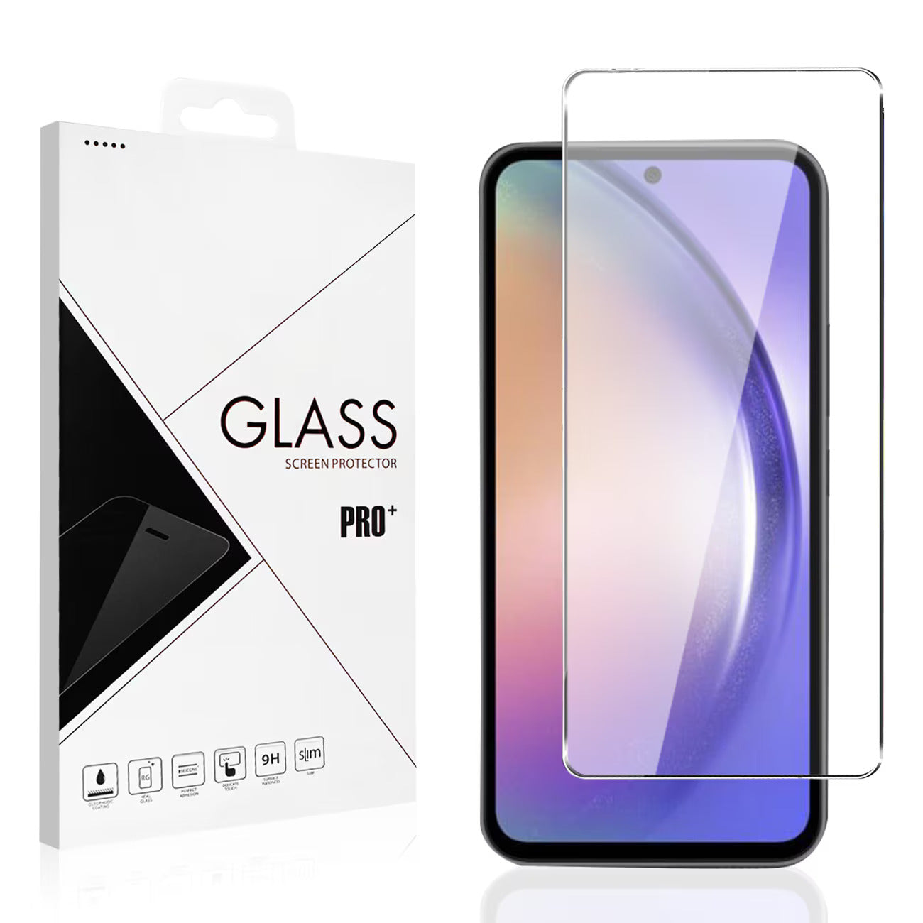 Reiko 2.5D Super Durable Glass in Clear compatible with Samsung Galaxy S26 Plus