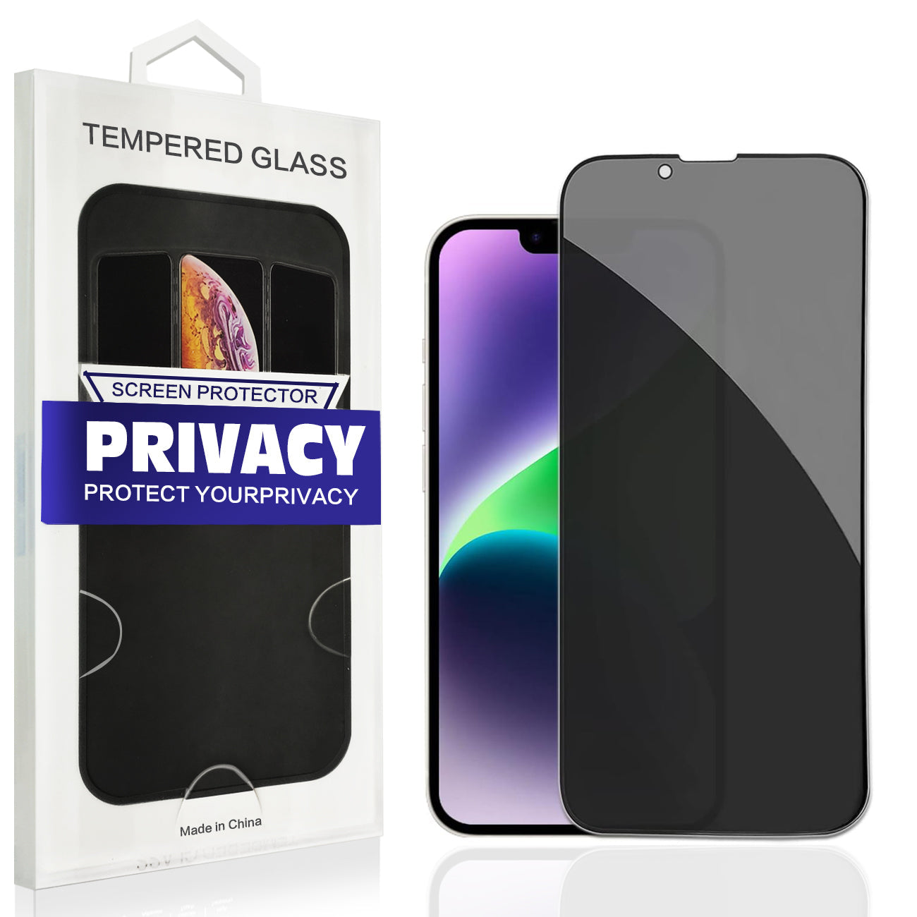 Reiko Apple iPhone 16 Plus Privacy Screen Protector in Black – view 2