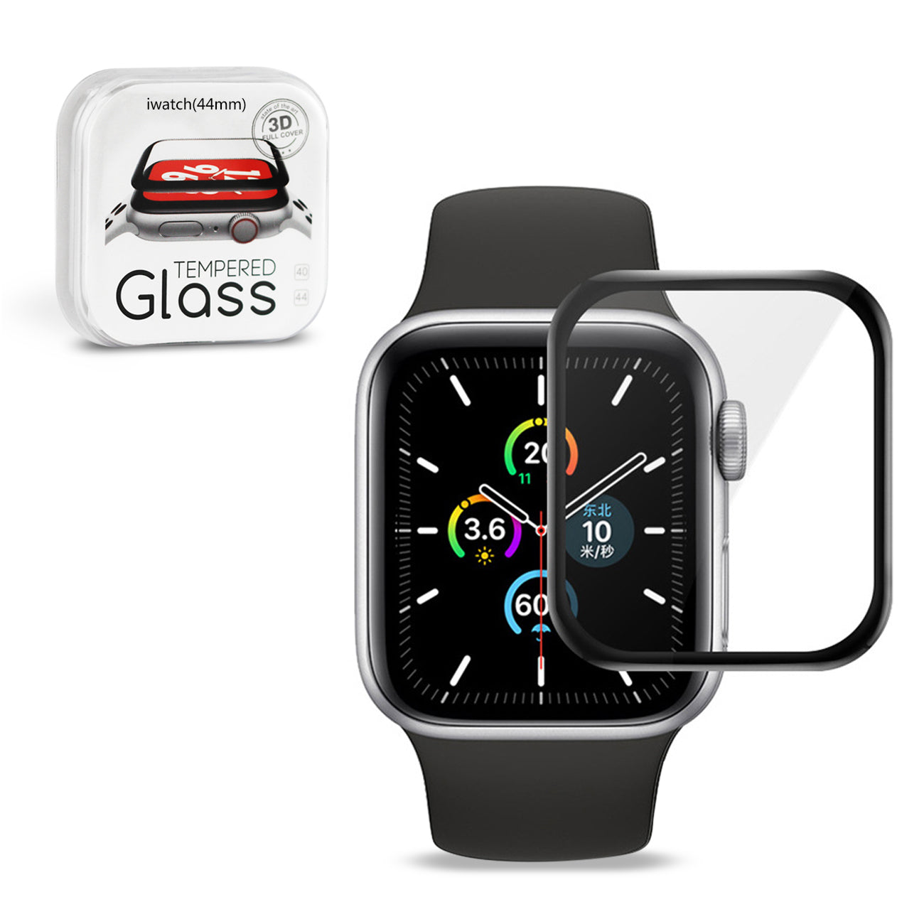 Scratch Resistant Screen Protector for APPLE iWatch 44mm