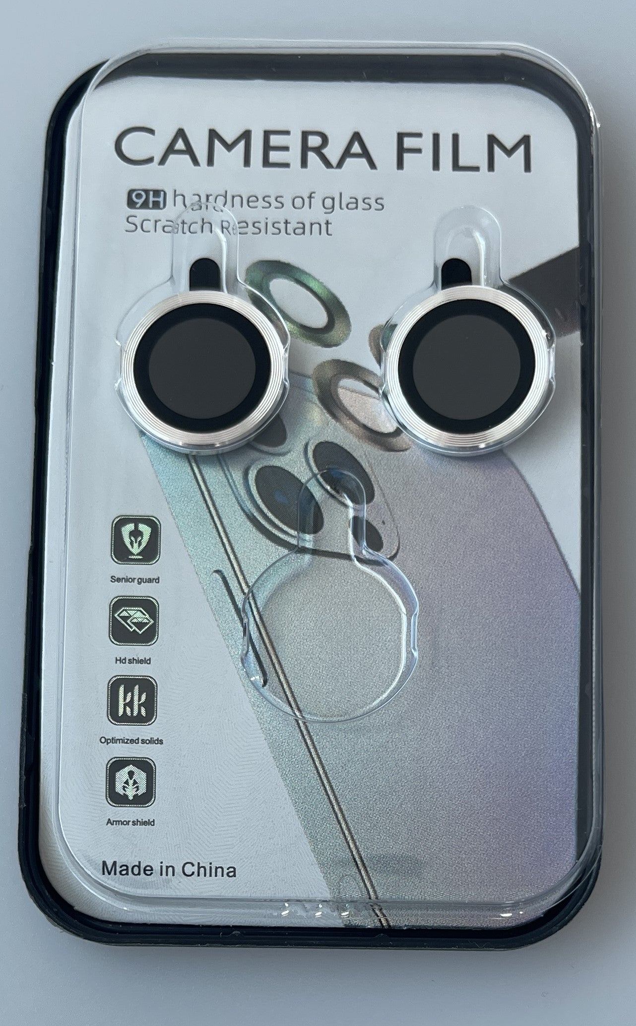 Camera Protector for iPhone 15/15 Plus in Silver – view 2