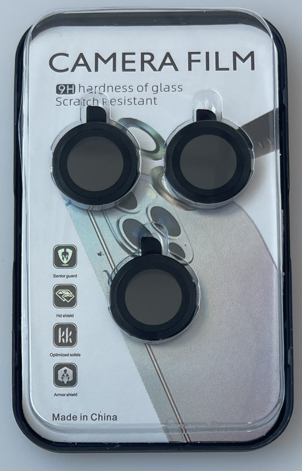 Camera Protector for iPhone 15 Pro/15 Pro Max in Black – view 2