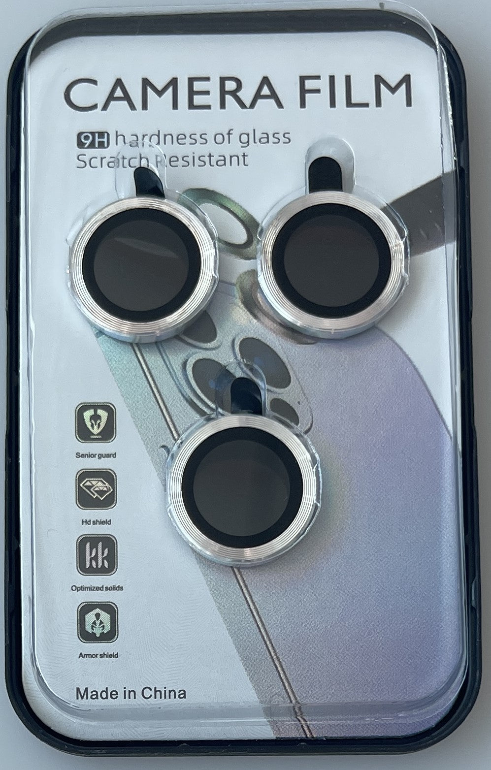 Camera Protector for iPhone 15 Pro/15 Pro Max in Silver – view 2