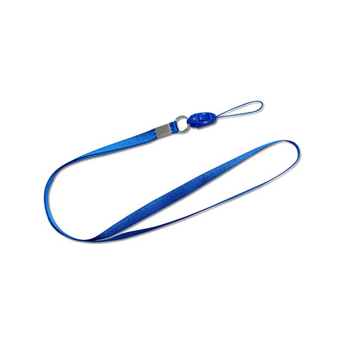 Reiko Long Lanyard Strap Clip in Navy