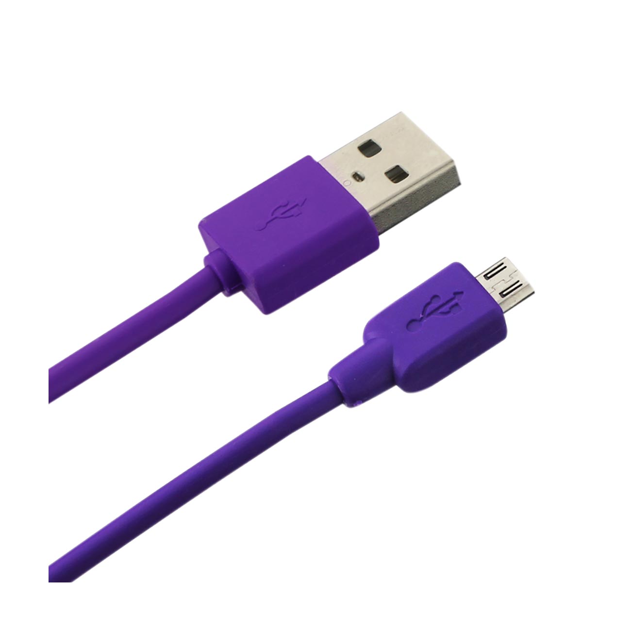 Reiko Micro 1 AMP 3-IN-1 Car Charger Wall Adapter with USB Cable in Purple – view 3