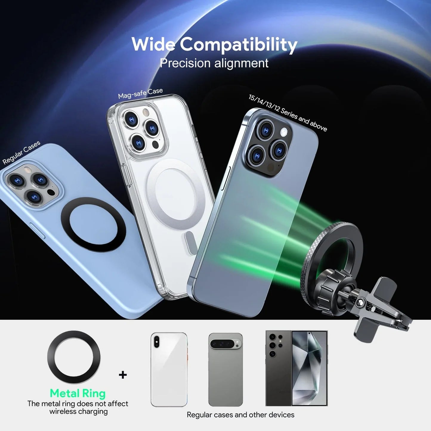 Air Vent Magnetic Car Holder – view 5